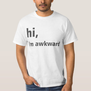 T-shirt salut, je suis bizarre tee