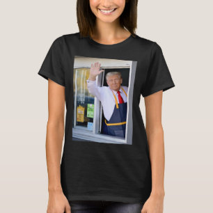 T-shirt Salut, obtenez votre burger Donald Trump Cuisinier