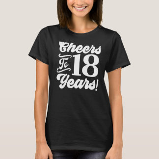 T-shirt Salutations À 18 Ans 18E Anniversaire 18 Ans Homme