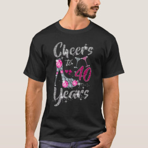 T-shirt Salutations À 40 Ans 40e Anniversaire Chaussures d