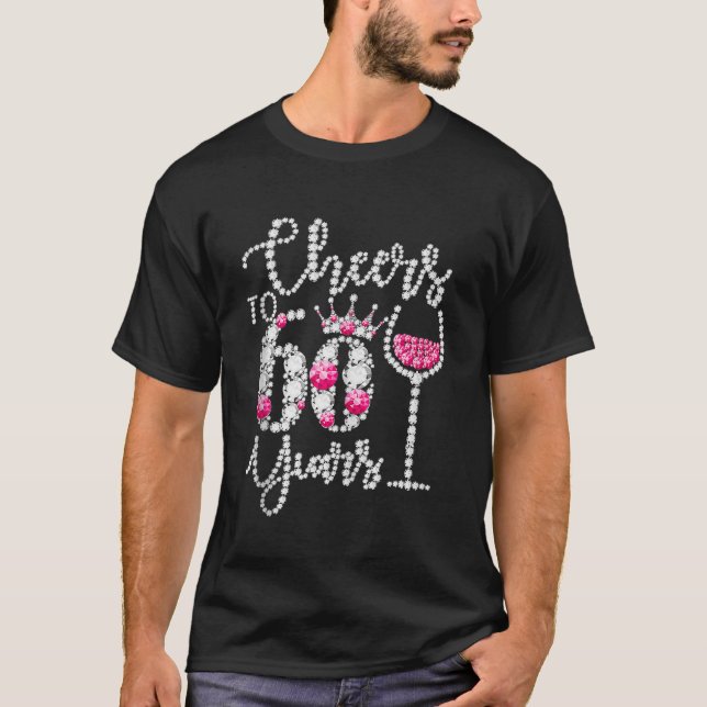 T-shirt Salutations À 60 Ans Cadeau 60e Anniversaire Reine (Devant)