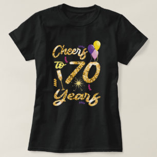 T-shirt Salutations à 70 Ans 1951 - 70E Anniversaire Cadea
