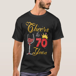 T-shirt Salutations À 70 Ans 1952 70ème Anniversaire Vin D