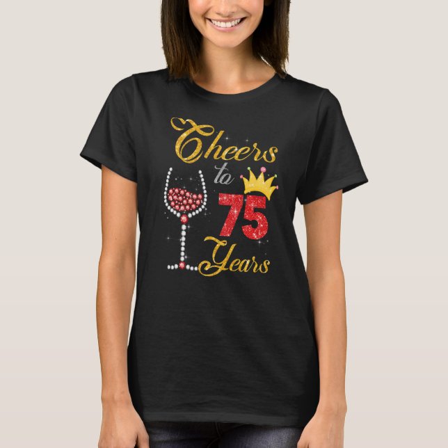 T-shirt Salutations à 75 Ans 1948 75ème Anniversaire Diama (Devant)