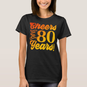 T-shirt Salutations À 80 Ans 80ème Anniversaire 80 Anniver