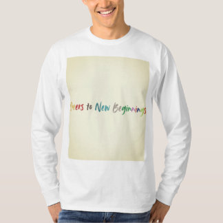 T-shirt Salutations aux nouveaux débuts