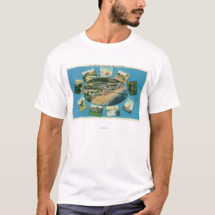T-shirt Salutations de avec ViewsSanta pittoresque Cruz,