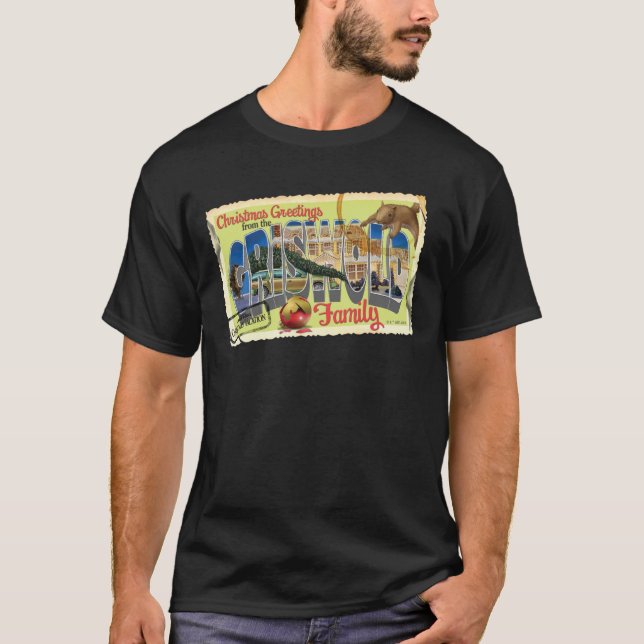 T-shirt Salutations de Noël de la famille Griswold (Devant)