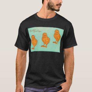 T-shirt Salutations de Pâques Chicks Vert