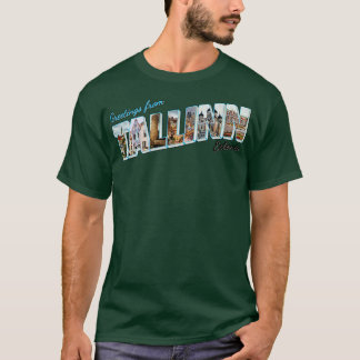 T-shirt Salutations de Tallinn en Estonie style Vintage re