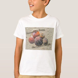 T-shirt Salutations des coquillages des Banques Extérieure