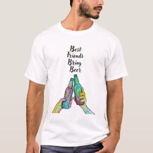 T-shirt Salutations - Les meilleurs amis Apporter de la bi