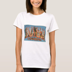 T-shirt Salutations Vintages et colorées de Savannah Geor