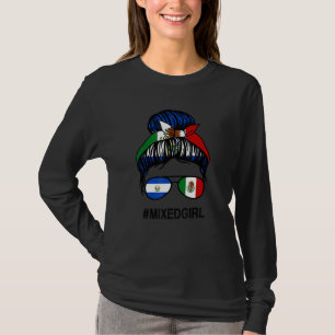 T-shirt Salvador Mexique Drapeau Salvadorien Mexicain Chig