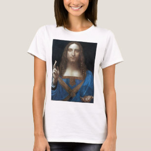 T-shirt Salvator Mundi, Jésus Christ, Léonard de Vinci
