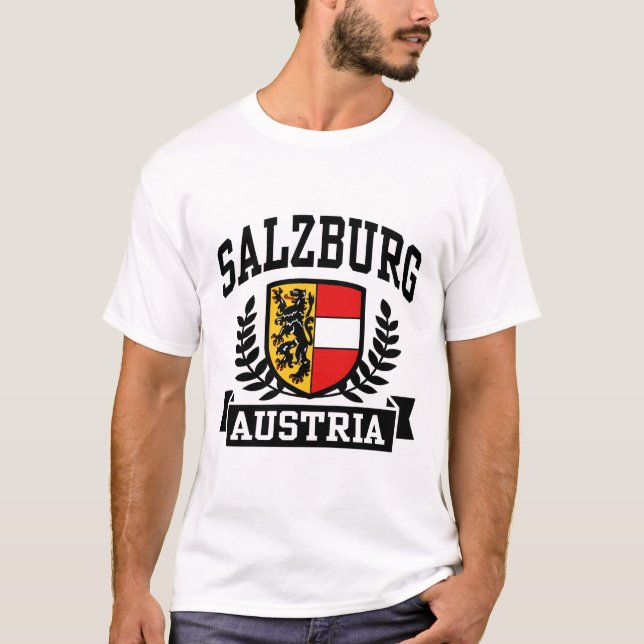 T-shirt Salzbourg Autriche (Devant)