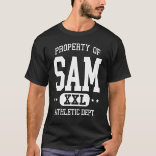 T-shirt SAM Retro Athletic, propriété Département
