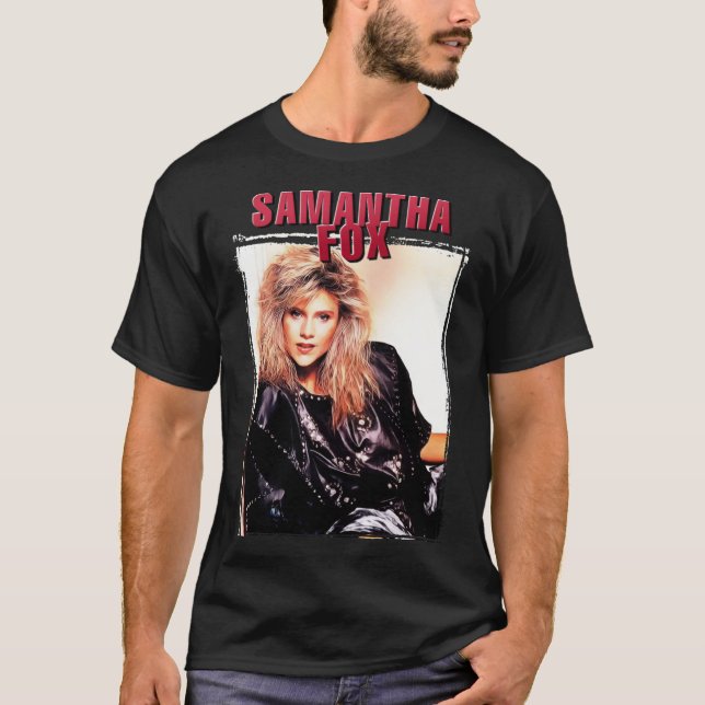 T-shirt Samantha Fox (Devant)