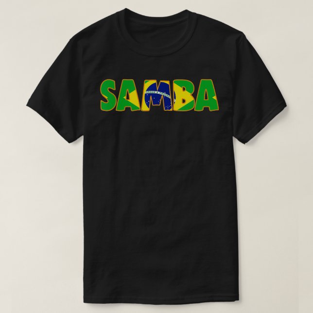 T-shirt Samba Brazil pour les amateurs de musique samba  (Design devant)