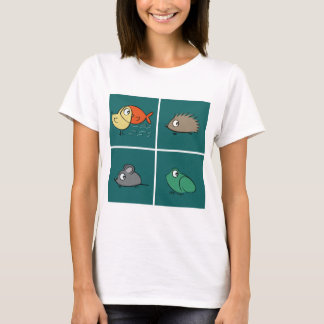 T-shirt Same eyes, different shapes