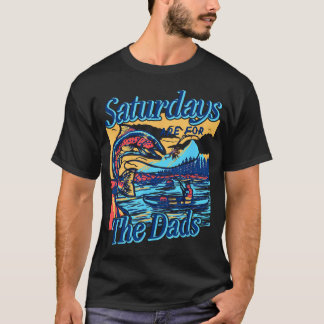 T-shirt Samedi Pour Papas Drôle De Pêche Fête Des Pères