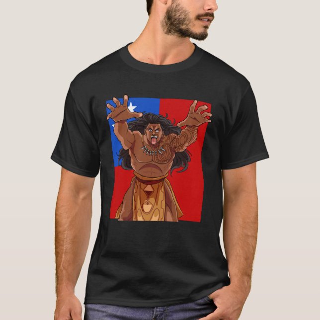T-shirt Samoan Pride Polynésienne Haka Danse Maori Samoa F (Devant)