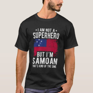 T-shirt Samoan Samoa Drapeau Origine Iâ´M Samoan