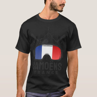 T-shirt Samons France Station de ski Ski Souvenir