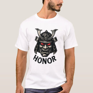 T-Shirt Samouraï Courage et Honneur