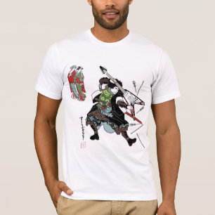 T-shirt samouraï de guitare de roche