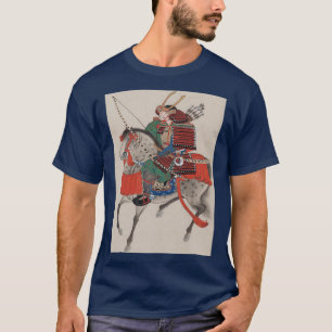 T-shirt Samouraï japonais à cheval
