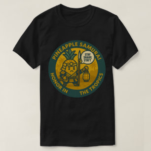 T-shirt Samouraï Pineapple Amusant Martial