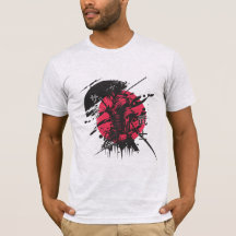 T-shirt samouraï pour hommes