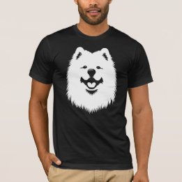 T-shirt Samoyed Fan Gear: Pop Art Jersey Style