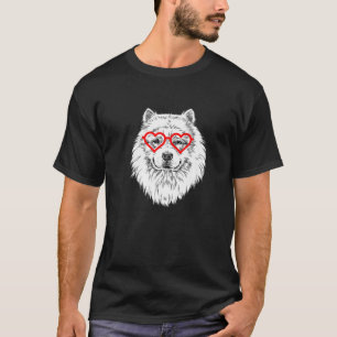 T-shirt Samoyed Valentines Jour Chien Maman Amoureux des c