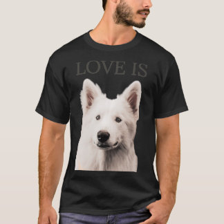 T-shirt Samoyed Women Men Kids Dog Mom Dad Love Pet Gift