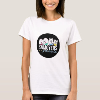 T-shirt Samoyeds du logo de la péninsule