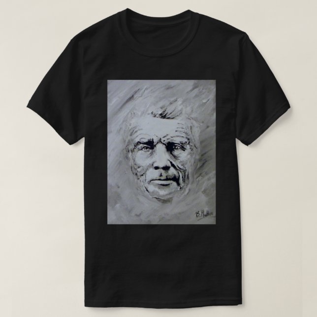 T-shirt Samuel Beckett - Un Écrivain Irlandais En Attente  (Design devant)