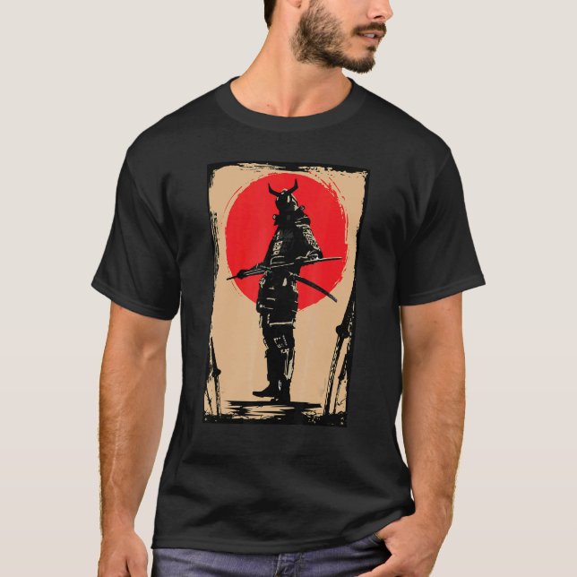 T-shirt Samurai Bushido Miyamoto Musash (Devant)