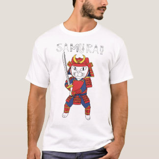 T-SHIRT SAMURAI CAT