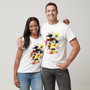 T-shirt Samurai Cat-Lady Jeff Hankamer Artjunkhaus