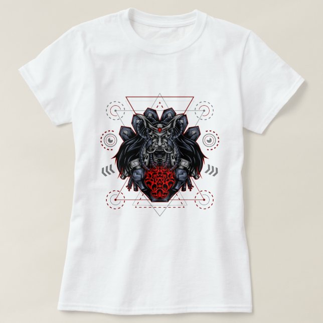 T-shirt Samurai Cybernétique (Design devant)