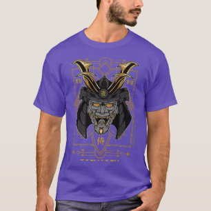 T-shirt Samurai Face Horreur Force d'horreur Force d'inten