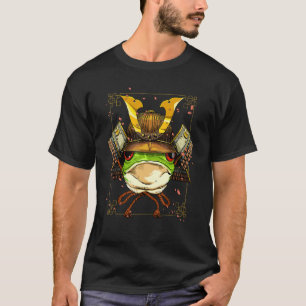 T-shirt Samurai Grenouille Herping Japonais Guerrier Bushi