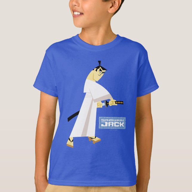 T-shirt Samurai Jack Dessiner l'épée (Devant)