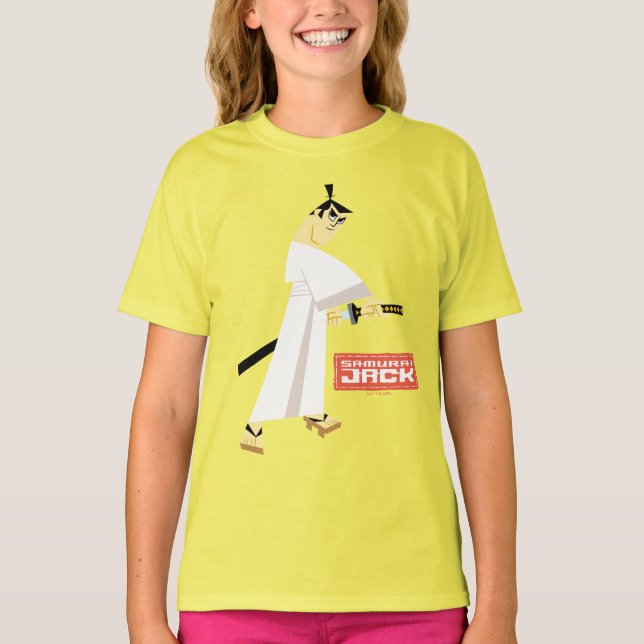 T-shirt Samurai Jack Dessiner l'épée (Devant)