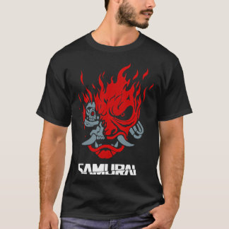 T-shirt Samurai Japanese Gaming 2077 Art Game Style retro 