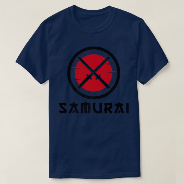 T-shirt Samurai Katana Swords  (Design devant)