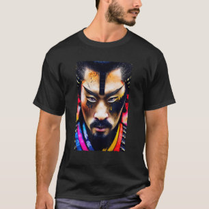 T-shirt Samurai Portrait Martial Artiste Histoire japonais