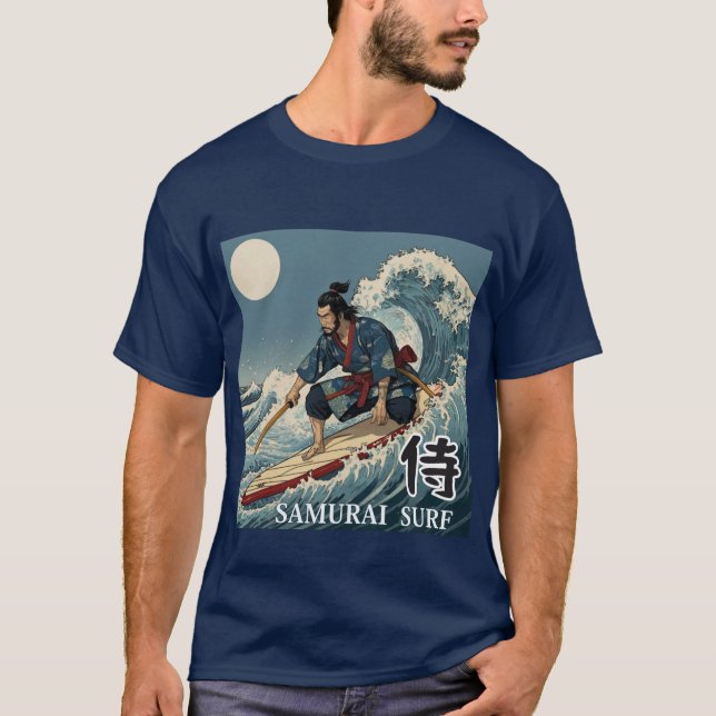 T-SHIRT SAMURAI SURF【侍】② (Devant)